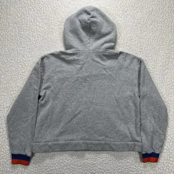 KULE Crosby Hoodie Womens S Gray Cropped Cozy Streetwear Minimalist Coastal Prep - Picture 2 of 11